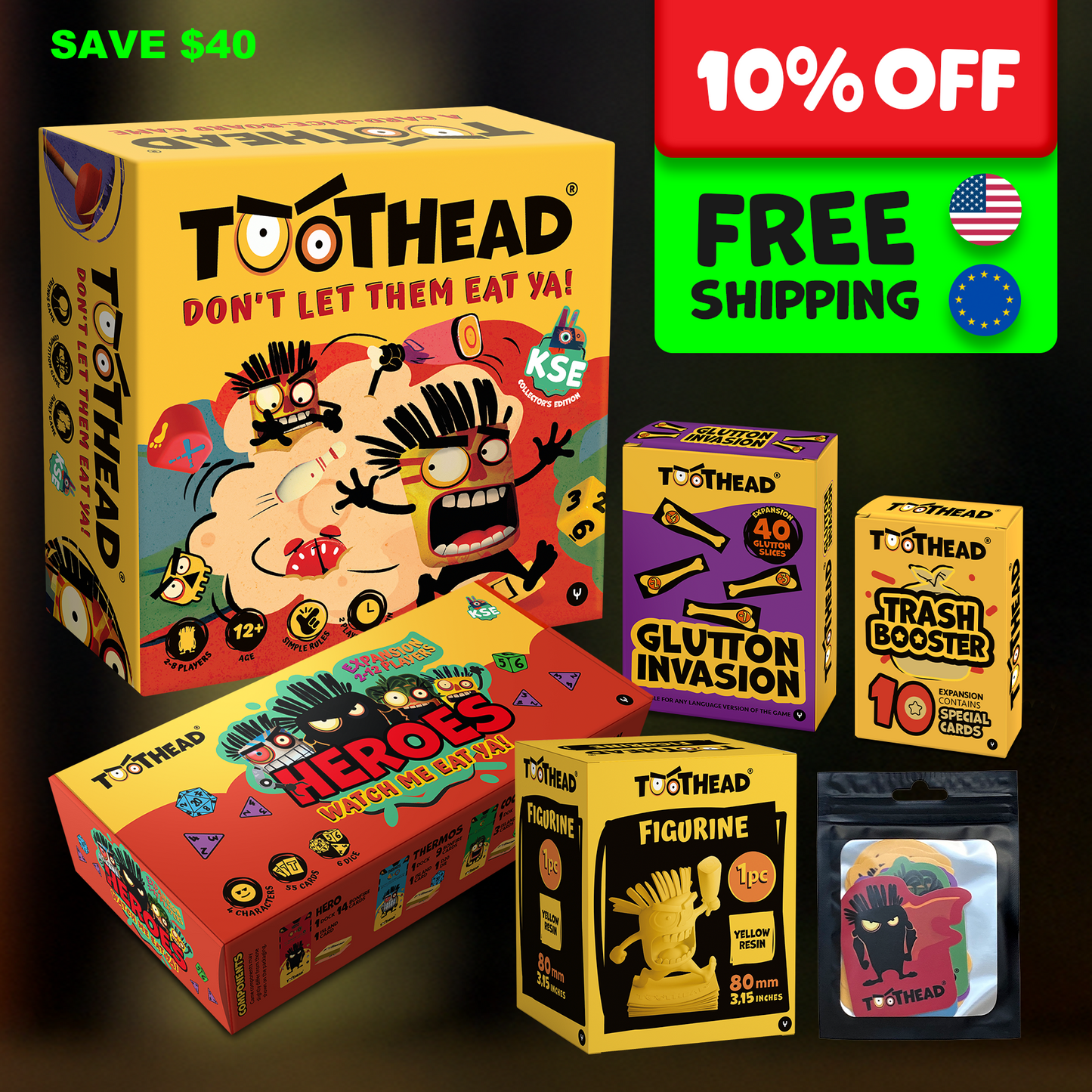 TOOTHEAD – Zestaw Geek