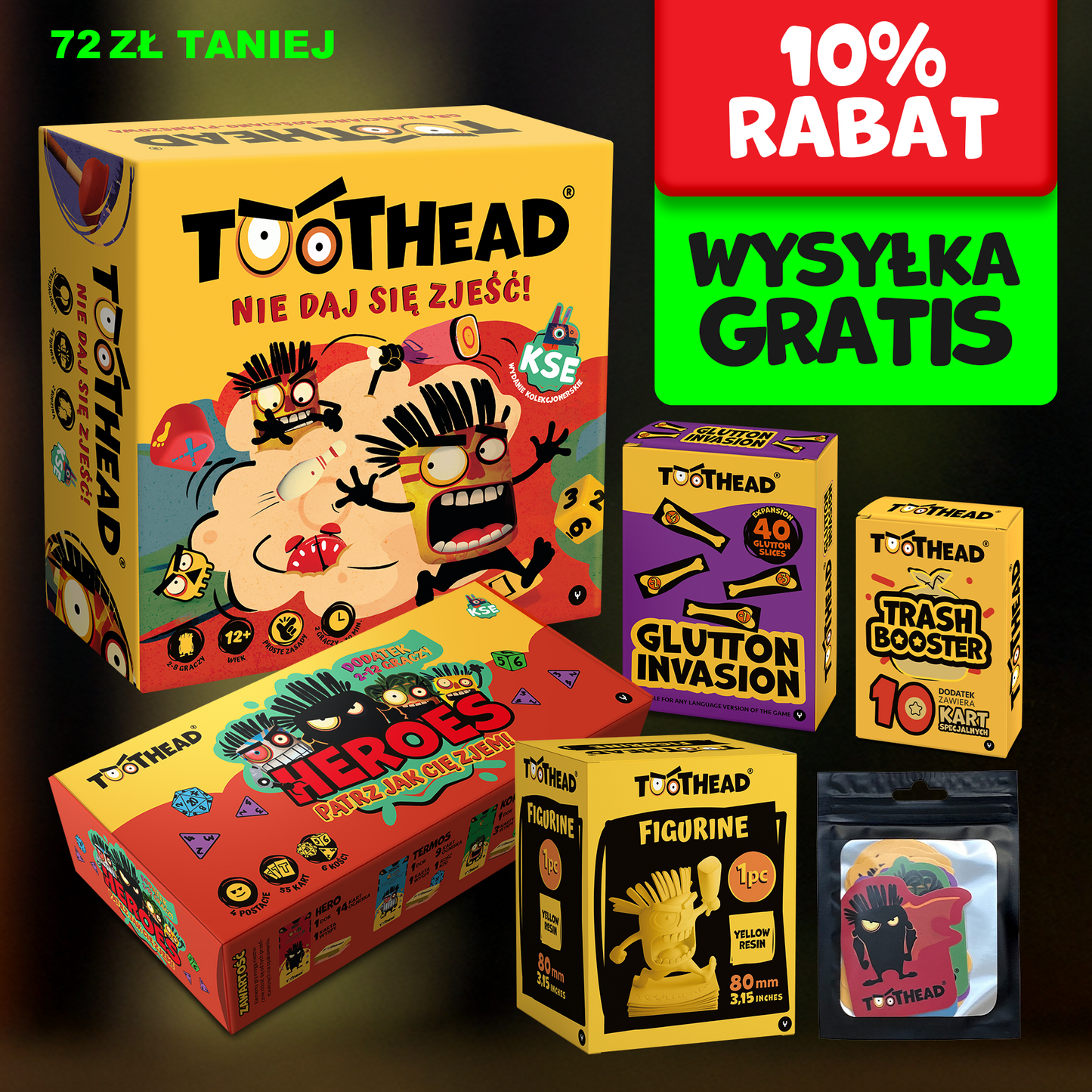 TOOTHEAD – Zestaw Geek